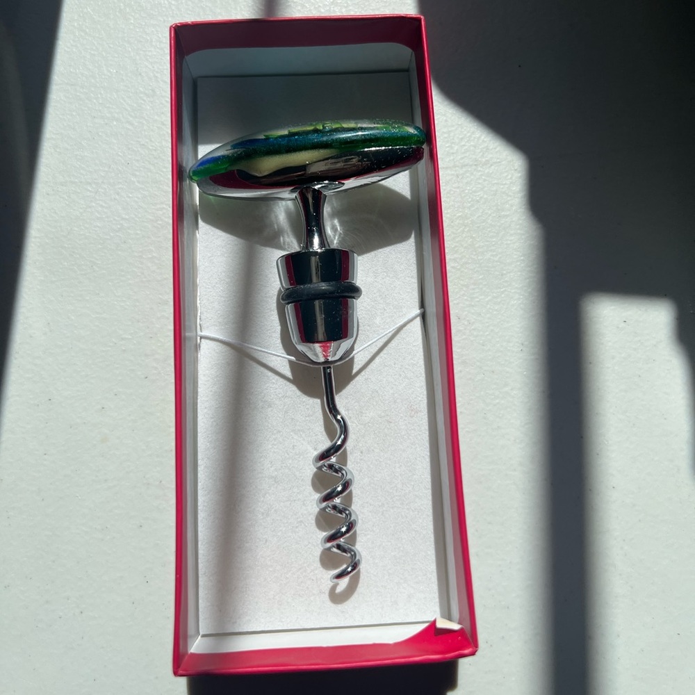Murano Glass Corkscrew/Bottle Opener